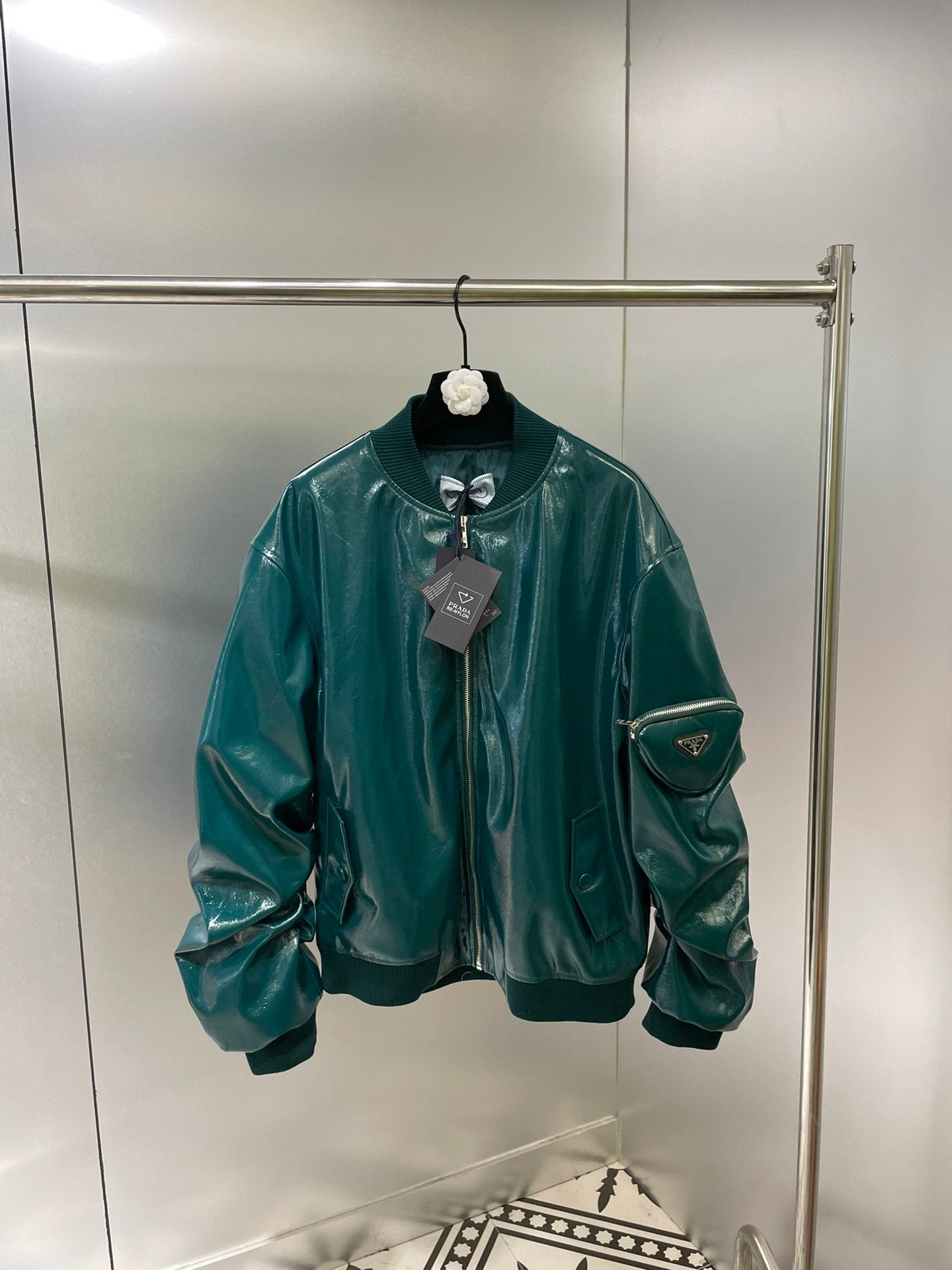 P*RAD*A Leder Jacke