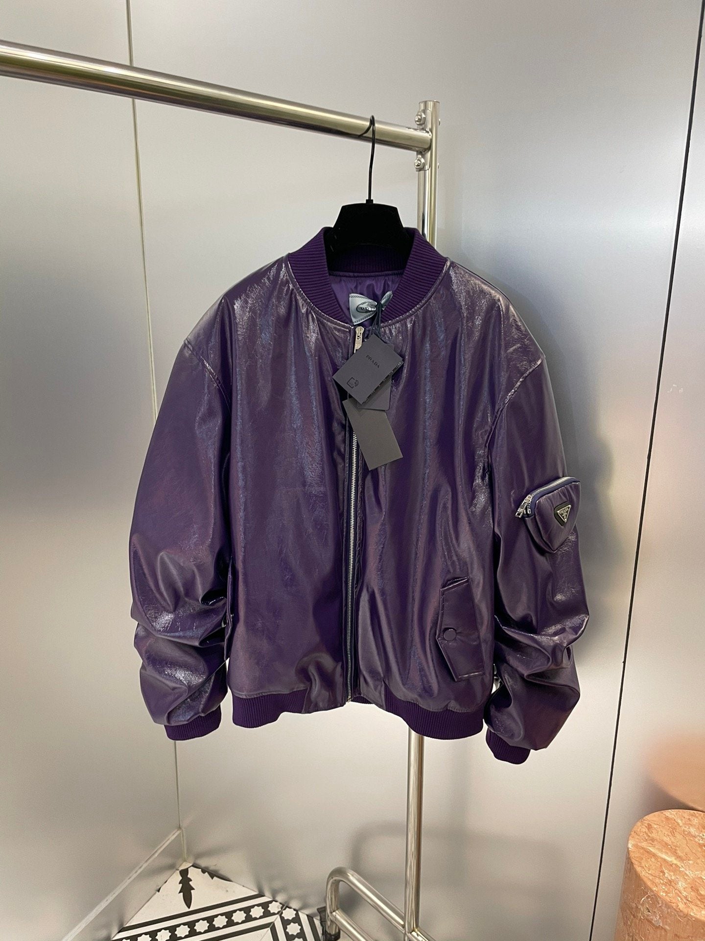 P*RAD*A Leder Jacke