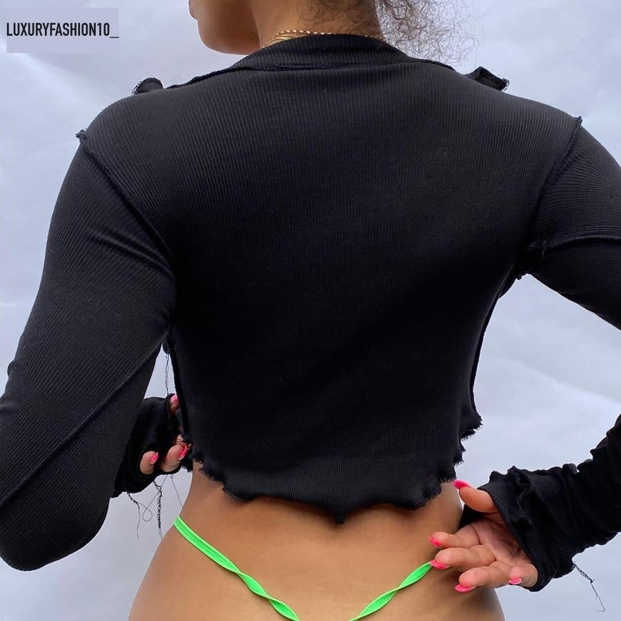GERIPPTES LONGSLEEVE