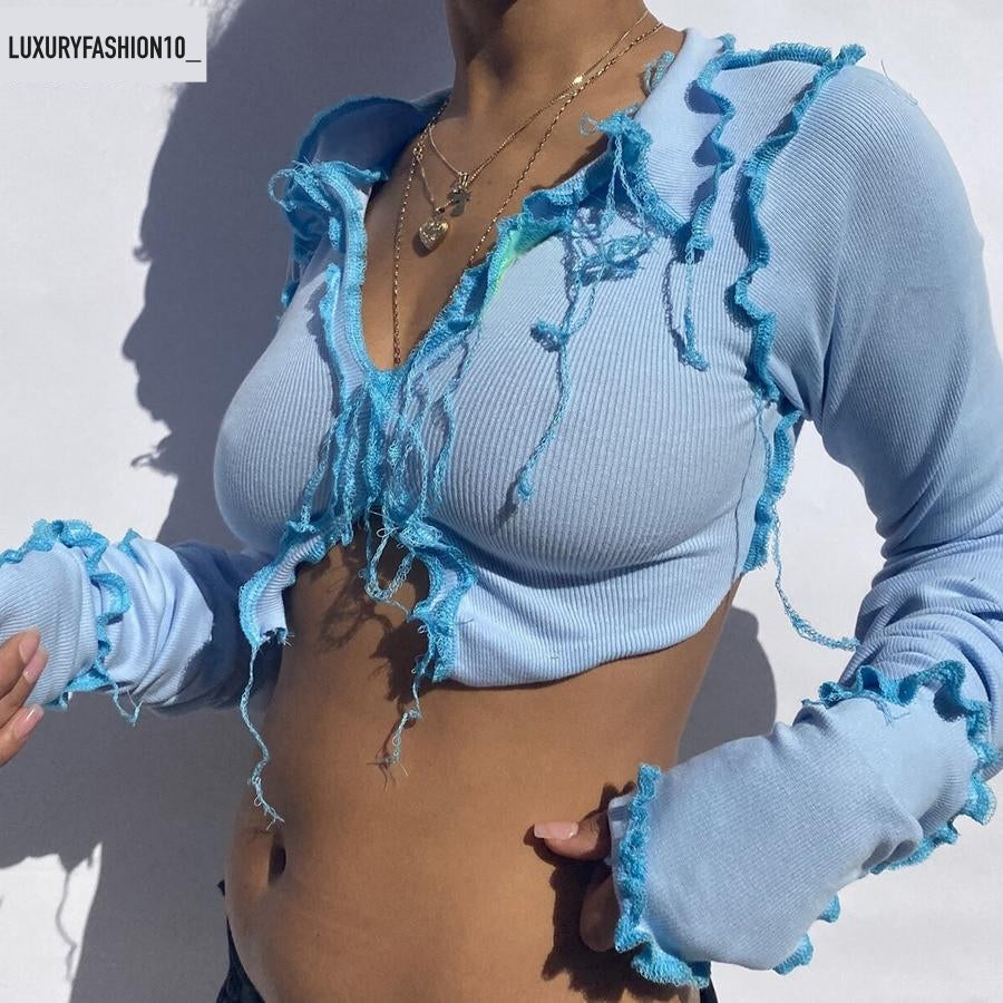 GERIPPTES LONGSLEEVE