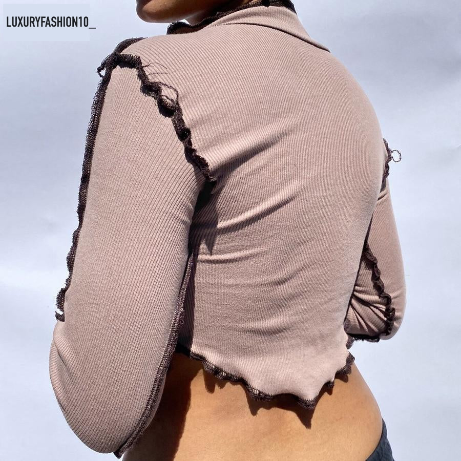 GERIPPTES LONGSLEEVE